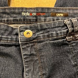 Style & Co Denim Capri 18W